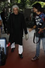 Javed Akhtar snapped at airport on 1st July 2016
